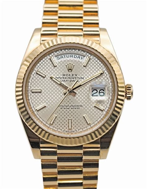 presidential rolex silver gold blue|rolex date 40 228238.